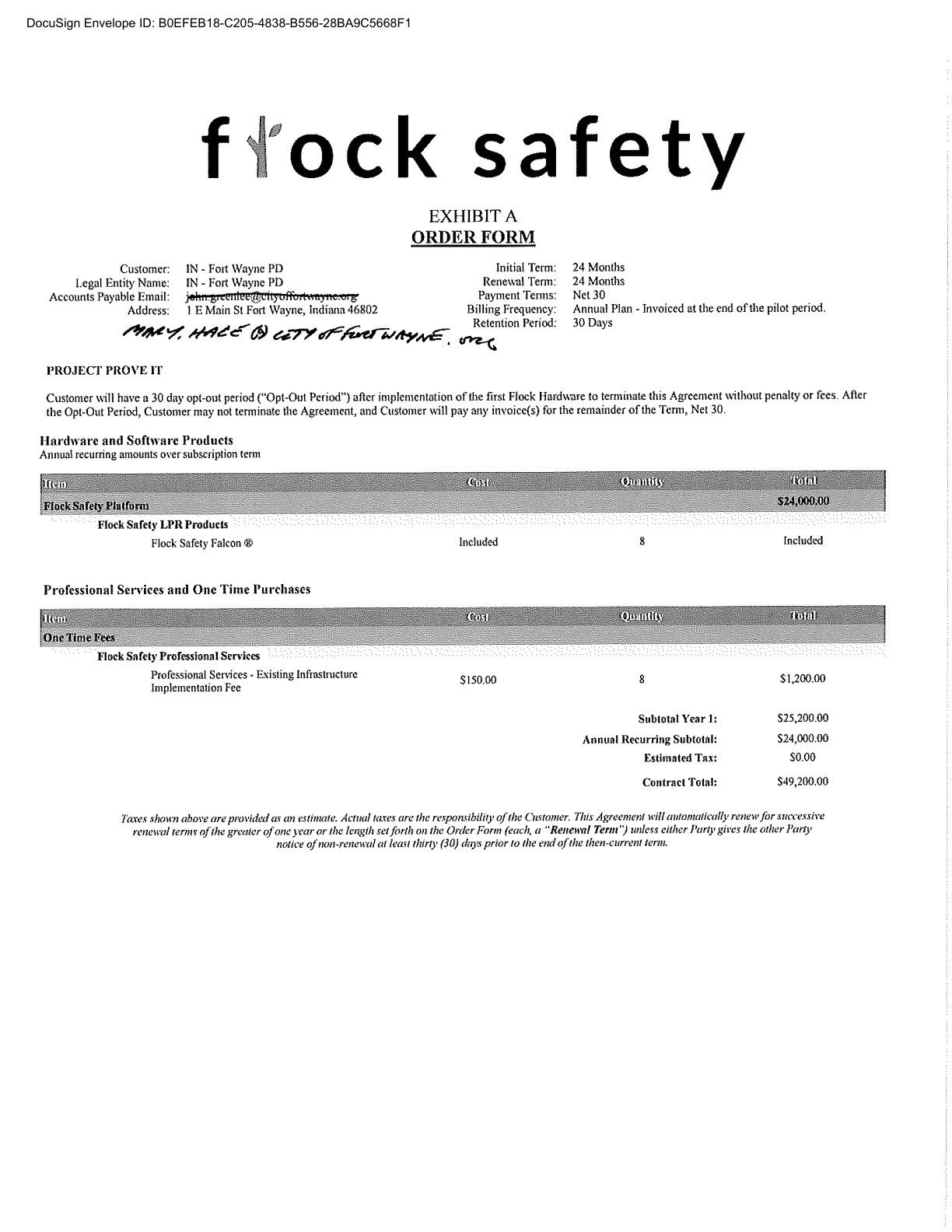 2024 Flock order form